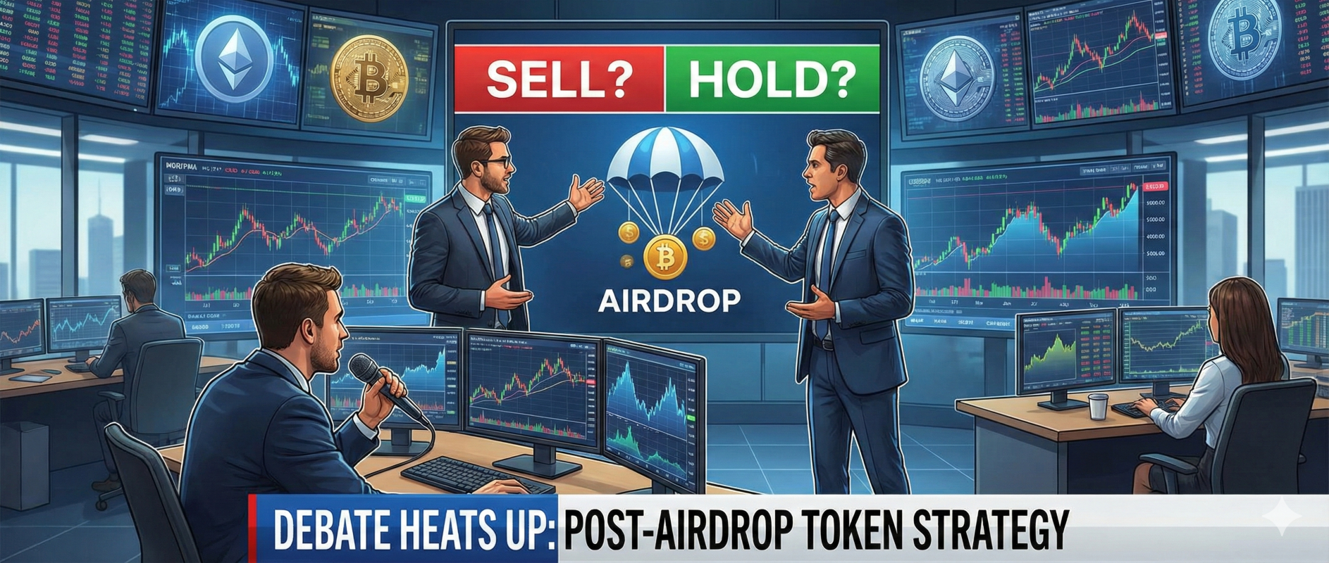Analysts Debate Whether to Sell or Hold Tokens Following an Airdrop